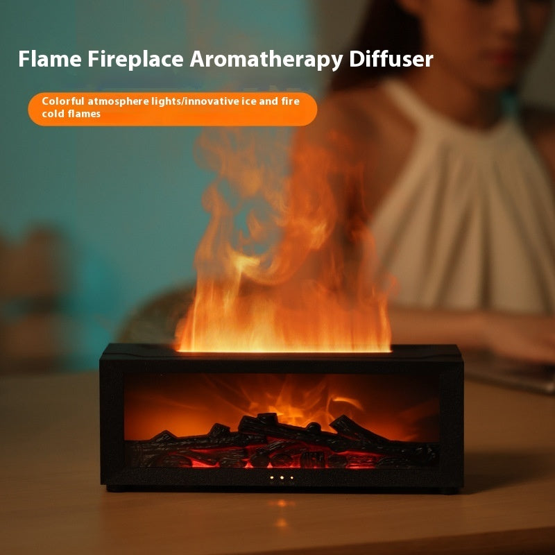 Flame Effect Aroma Diffuser Humidifier