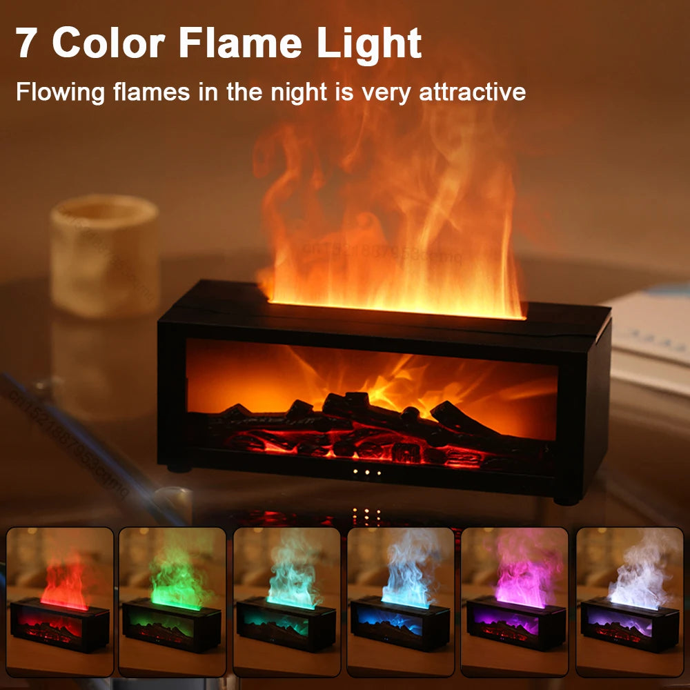 Flame Effect Aroma Diffuser Humidifier