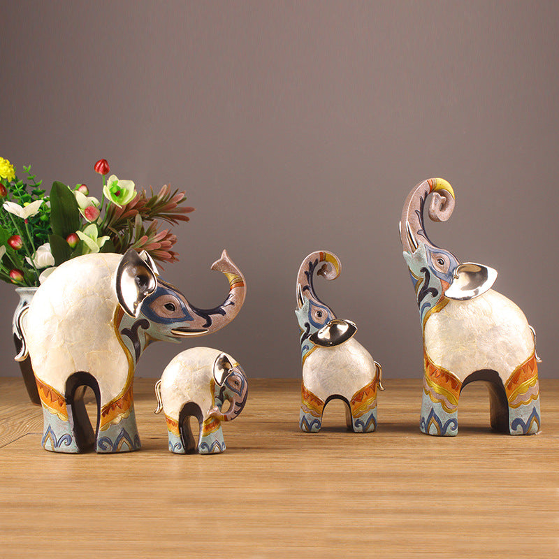Luxury Resin Elephant Decor – Elegant Home & Office Decoration Statue