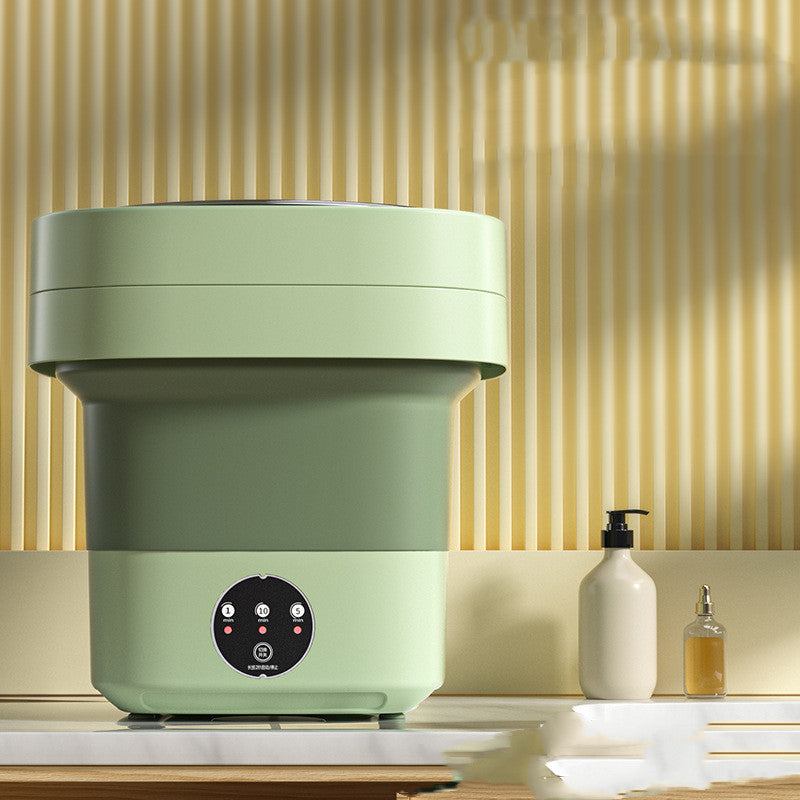 Portable Mini Foldable Washing Machine with Spin Dry