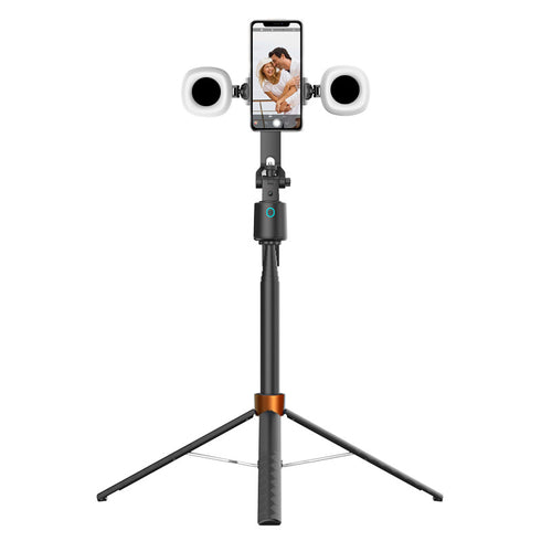 360° AI Face Tracking Gimbal Selfie Stick with Tripod