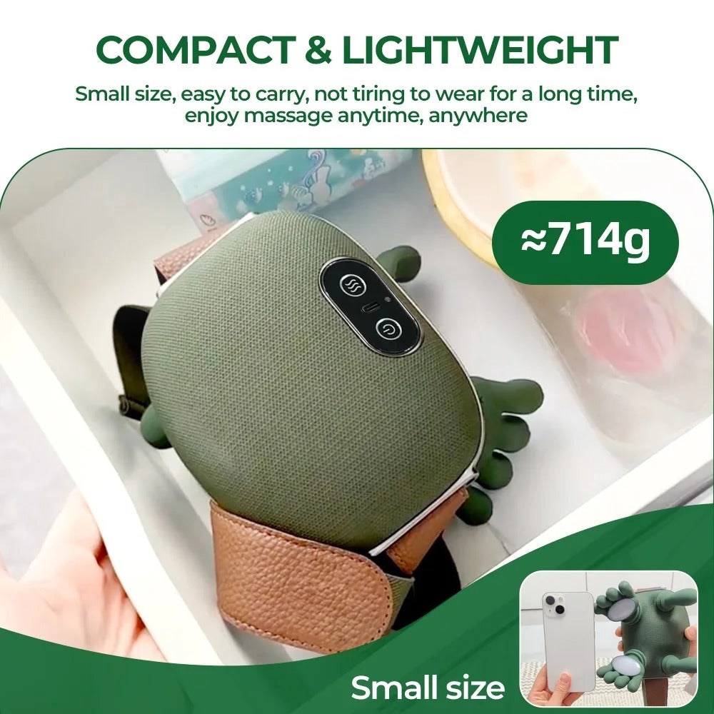 Wireless Neck & Shoulder Massager with Heat for Deep Muscle Relief