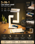 Levitation Wireless Charging LED Table Lamp – Floating Magnetic Desk Light