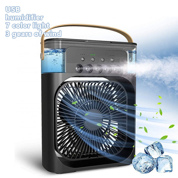 Portable Desk Air Cooler – Cooling Fan, Humidifier & Night Light
