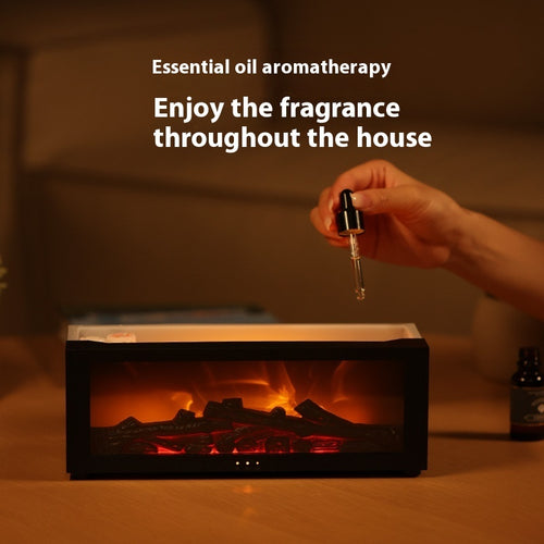 Flame Effect Aroma Diffuser Humidifier