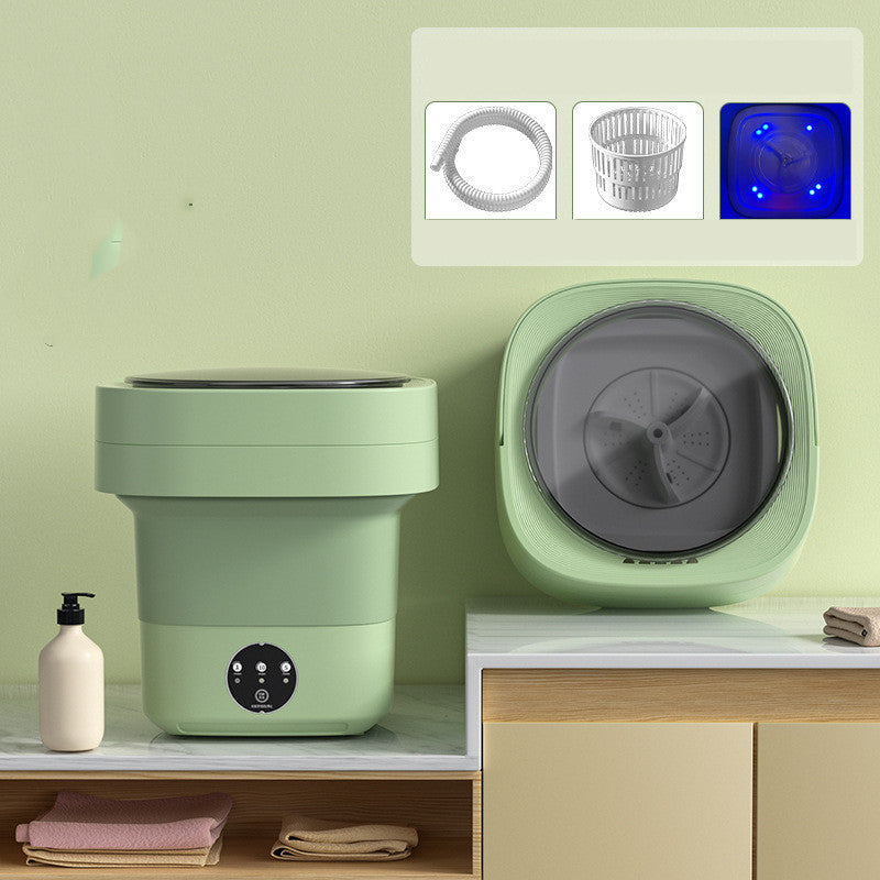 Portable Mini Foldable Washing Machine with Spin Dry